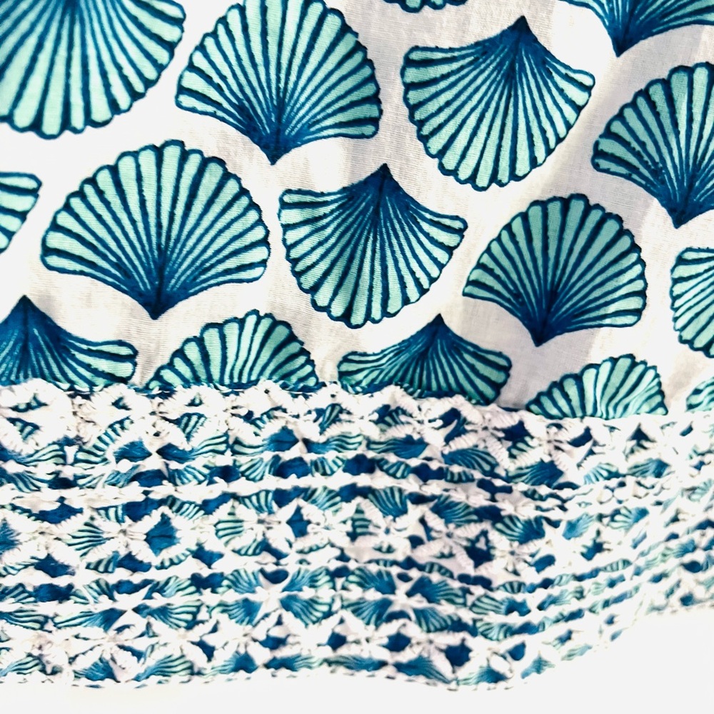 Sigrid Olsen Shell Print Tunic Top - Picture 6 of 10